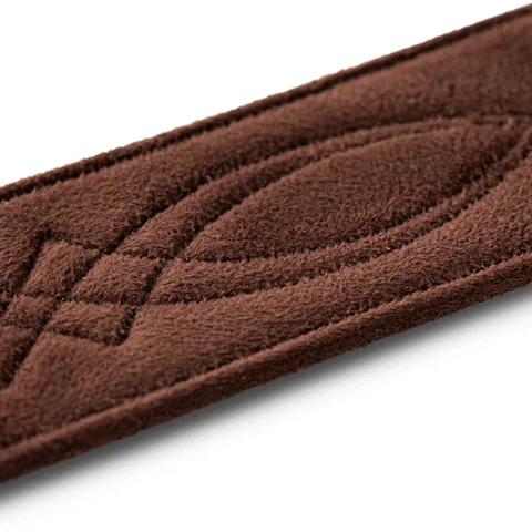 Vegan Leather Strap, Chocolate Brown, 2”