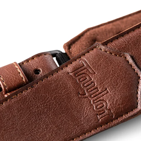 Taylor 2" Vegan Leather Guitar Strap - Medium Brown