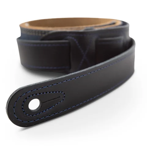 Taylor Blue Denim 2" Guitar Strap - Gold Logo