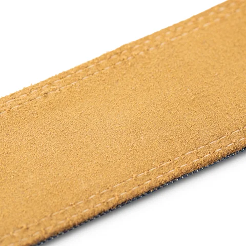 Taylor Blue Denim 2" Guitar Strap - Gold Logo