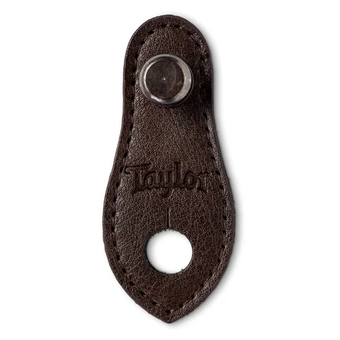 Taylor Vegan Leather StrapLink Output Jack Adapter, Chocolate Brown