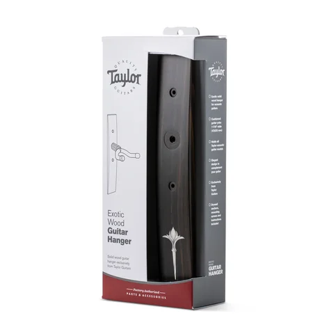 Taylor Nouveau Guitar Hanger - Ebony, Acrylic Inlay