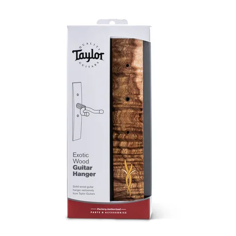 Taylor Bouquet Guitar Hanger - Koa, Wood Inlay