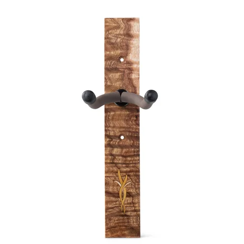 Taylor Bouquet Guitar Hanger - Koa, Wood Inlay