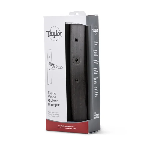 Taylor Guitar Wall Hanger - Ebony, No Inlay