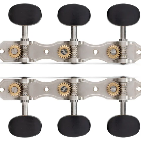 Taylor Guitar Tuner Set, Nickel, Slot Head, 6St