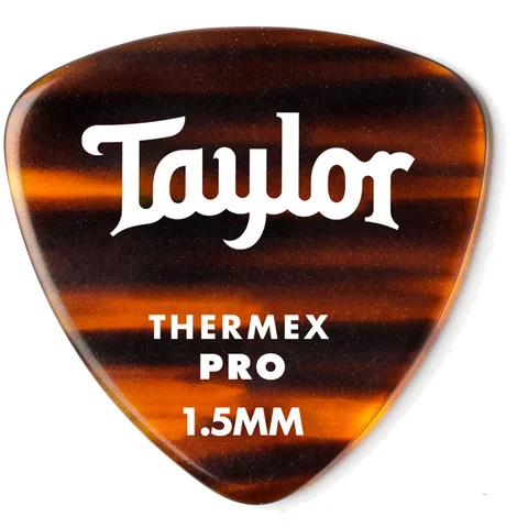 Taylor Premium 346 Thermex Pro Guitar Picks, Tortoise Shell - 1.50mm, 6-Pack