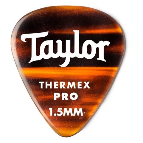 Taylor Premium 351 Thermex Pro Guitar Picks, Tortoise Shell - 1.50mm, 6-Pack