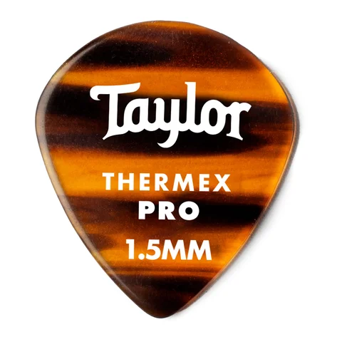 Taylor Premium 651 Thermex Pro Guitar Picks, Tortoise Shell - 1.50mm, 6-Pack