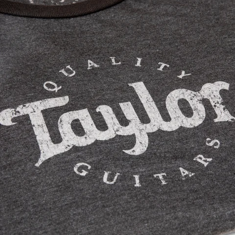 Taylor Ladies Baseball T, Black/Black Frost