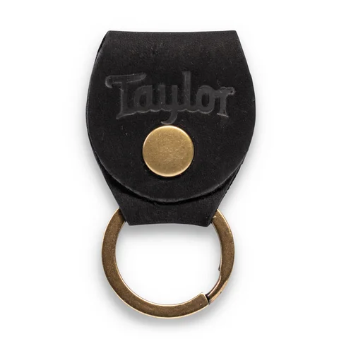 Taylor Key Ring W/Pick Holder, Black Nubuck