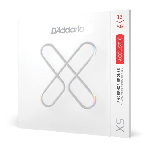 D'Addario 13-56 Medium, XS Phosphor Bronze Coated Acoustic Guitar Strings