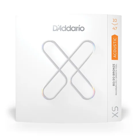D'Addario 10-47 Extra Light, XS 80/20 Bronze Coated Acoustic Guitar Strings