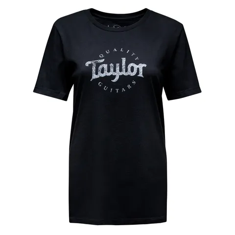 Ladies Distressed Logo T