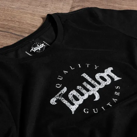 Ladies Distressed Logo T