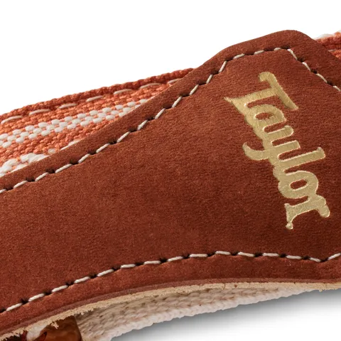 Taylor 2" Academy Amber Buckle Jacquard Cotton Strap - Brown