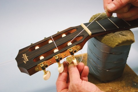 How to Change Strings on a Nylon String Acoustic Guitar 