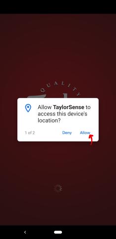TG TaylorSense Android AppAccount Step1