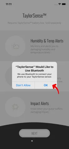 TG TaylorSense AppAccount Step1