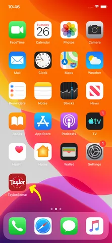 TG TaylorSense AppStore Step6