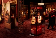 Image of Taylor Guitar's booth at NAMM
