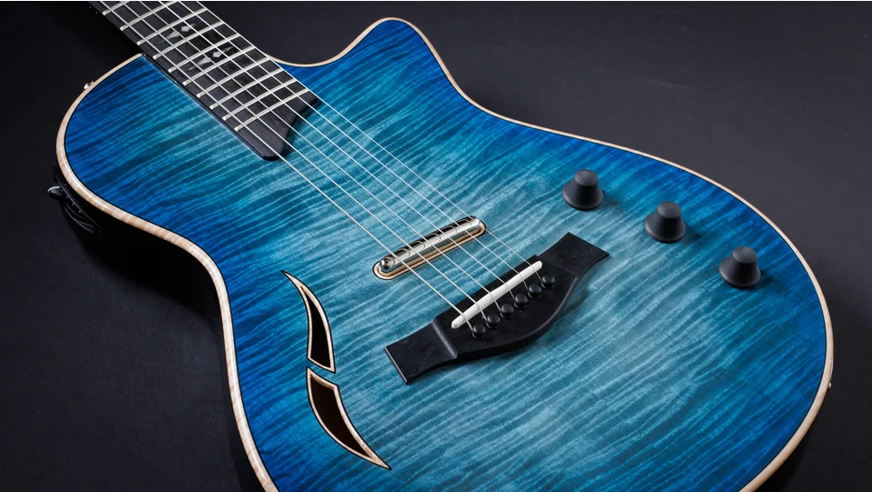 T5z Pro, Harbor Blue Shamel Ash Acoustic Guitar | Taylor Guitars
