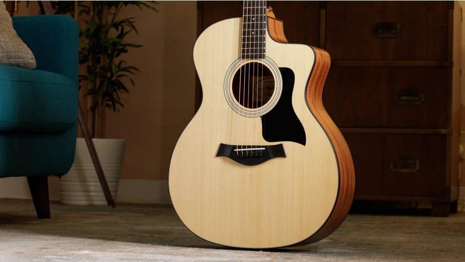 114ce (2023) Layered Sapele Acoustic-Electric Guitar | Taylor Guitars