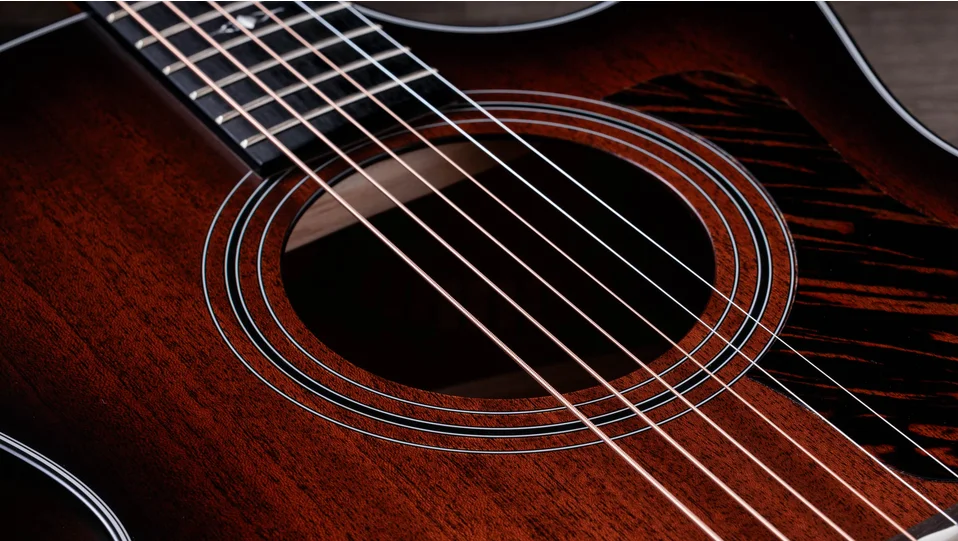 324ce Tropical Mahogany Acoustic-Electric Guitar | Taylor Guitars