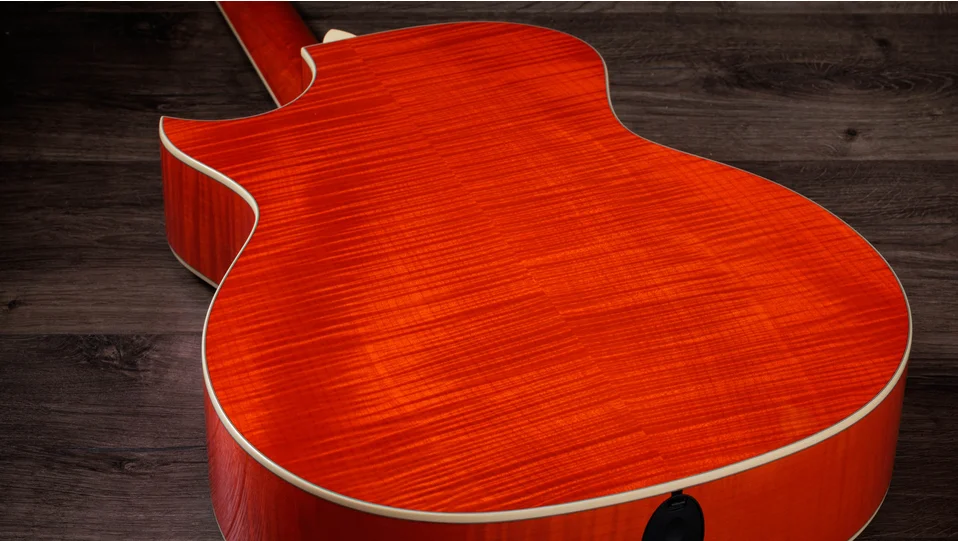 Doyle Dykes Signature Model Big Leaf Maple Acoustic-Electric