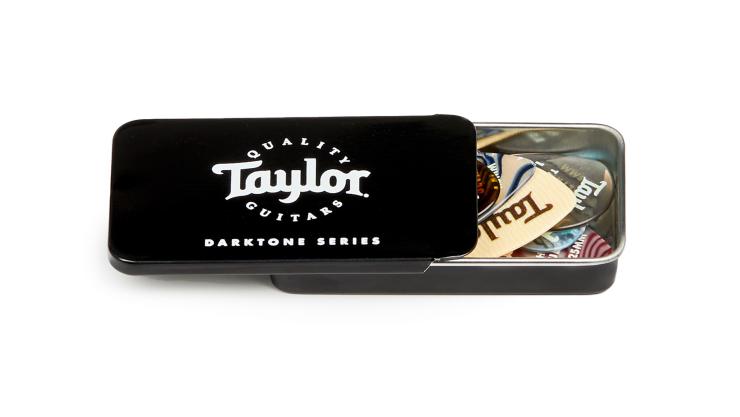 い出のひと時に、とびきりのおしゃれを！ Taylor ピックセット 2600 Darktone Series Pick Tin テイラー  newschoolhistories.org