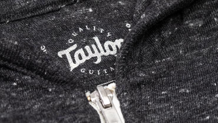 Taylor Hoody,Full Zip, Black | Taylor 