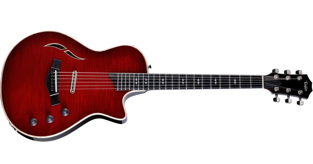 ギター Taylor guiter T5 Taylor T5 Standard Acoustic-Electric Guitar with Spruce Top Red