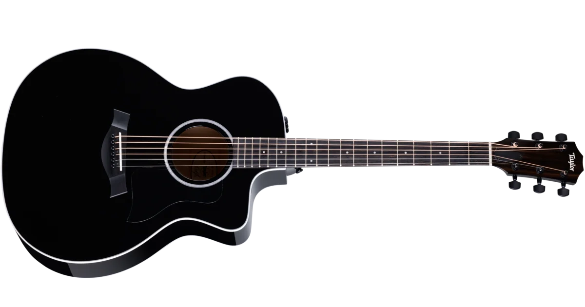 214ce-BLK Plus Big Leaf Maple Acoustic-Electric Guitar | Taylor 