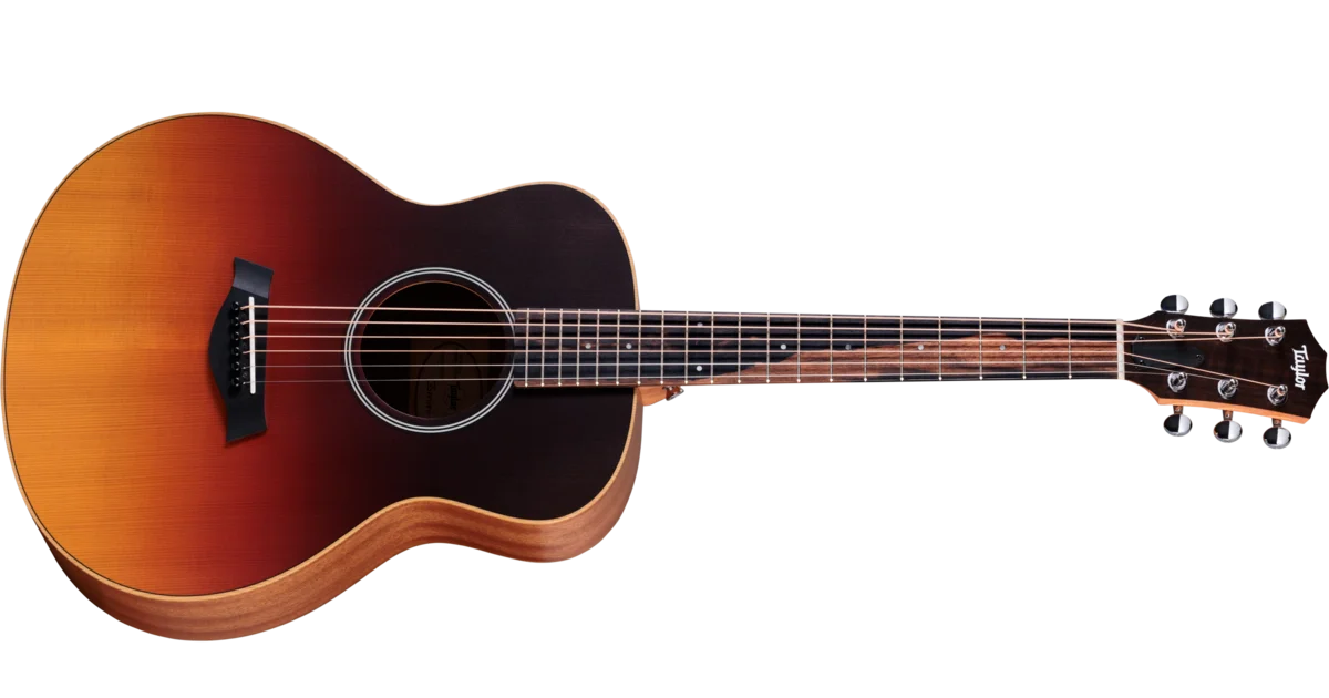 GS Mini-e Special Edition, Sunset Fade Layered Sapele Acoustic 