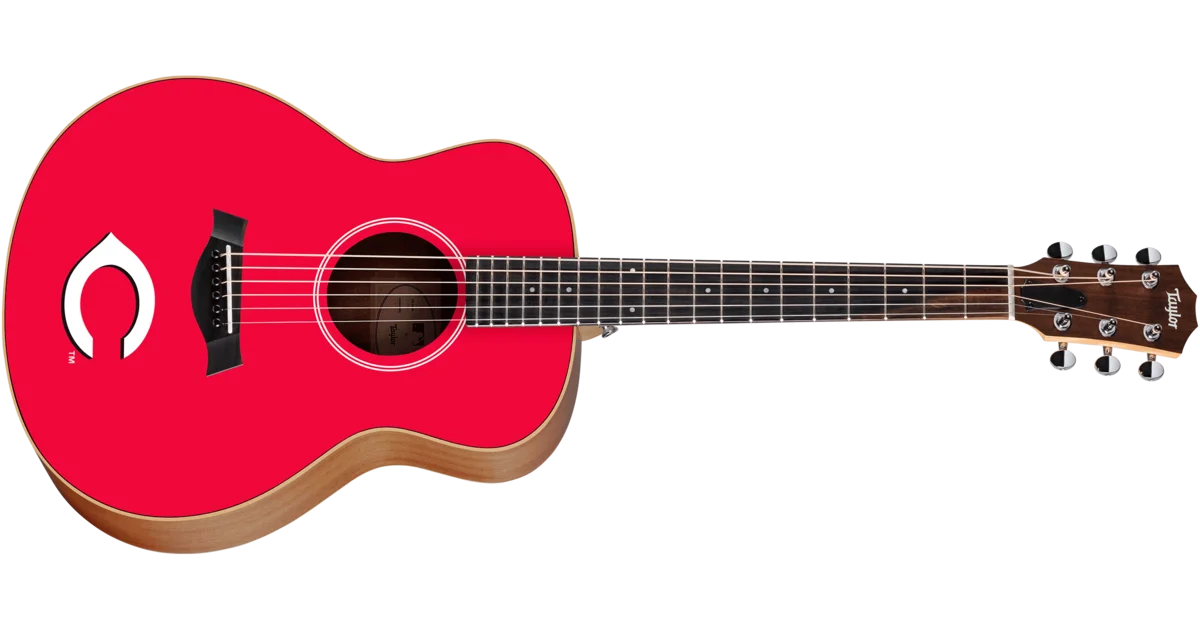 Taylor x MLB™ GS Mini - Cincinnati Reds™ Layered Sapele Acoustic